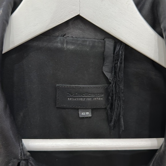 Maclage black leather jacket - size XS - Picture 3 of 3